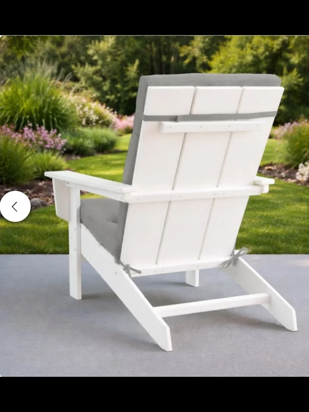 Adirondack Cushion for Long Beach Modern POLYWOOD Chairs, 2-pack